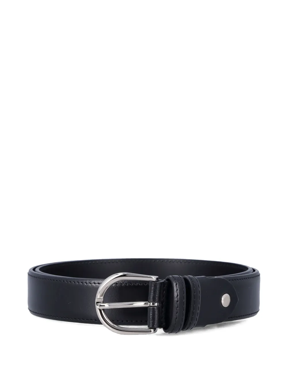 Fabrizio Mancini leather belt - Nero