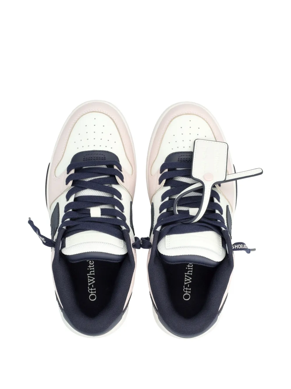 Off-White leather sneakers Roze