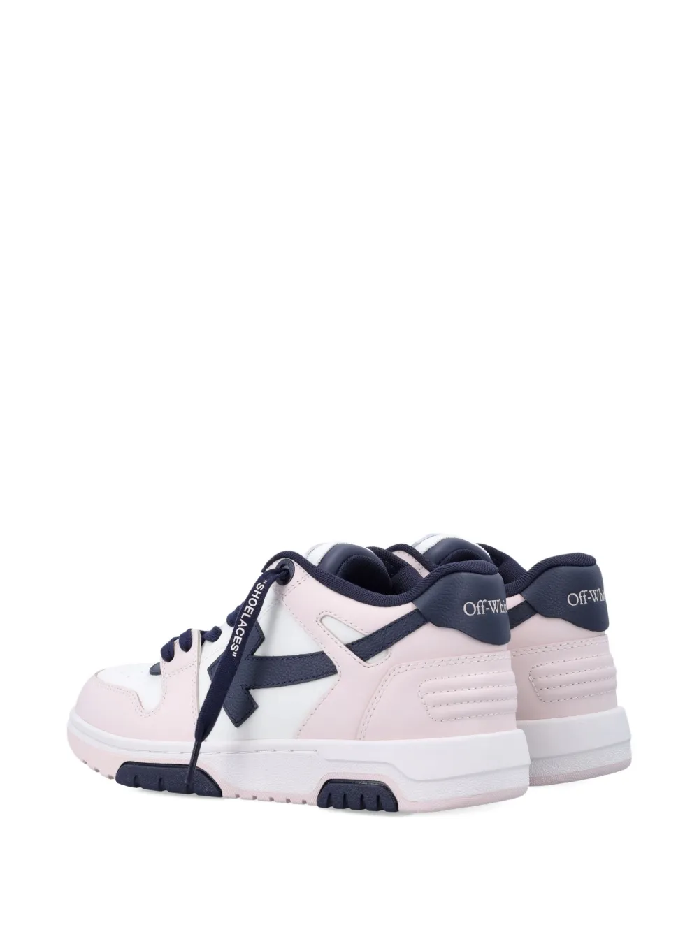 Off-White leather sneakers Roze