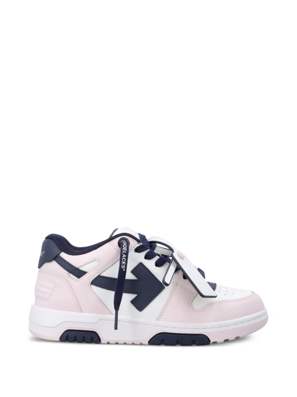 Off-White leather sneakers Roze