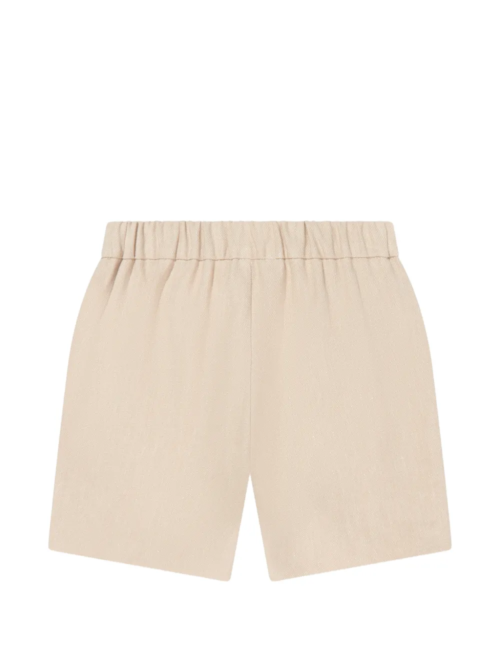 Emporio Armani Kids Elastische shorts Beige