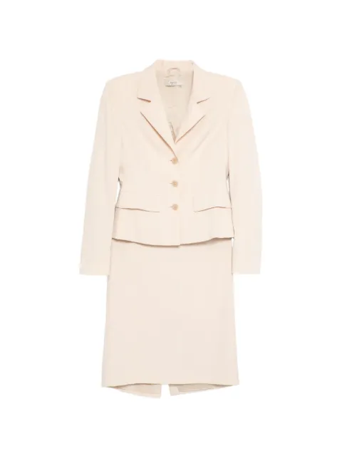 Prada Pre-Owned blazer skirt suit (set of two)