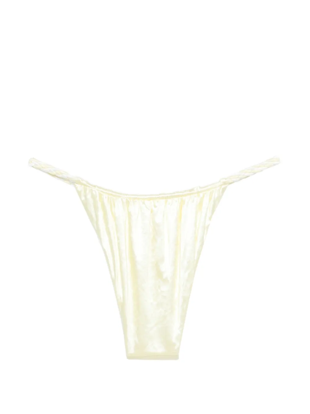 Isa Boulder Bikinislip met gedraaid bandje Beige