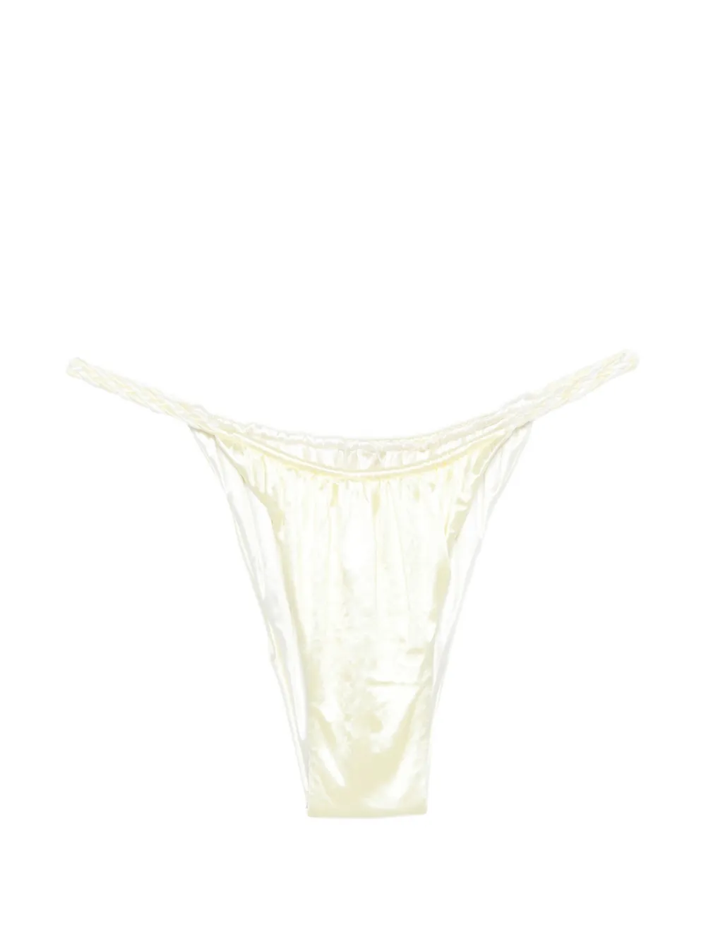 Isa Boulder twist strap bikini bottom - Nude