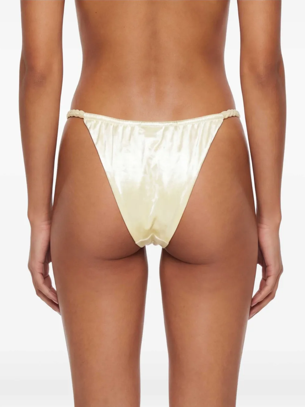Isa Boulder Bikinislip met gedraaid bandje Beige