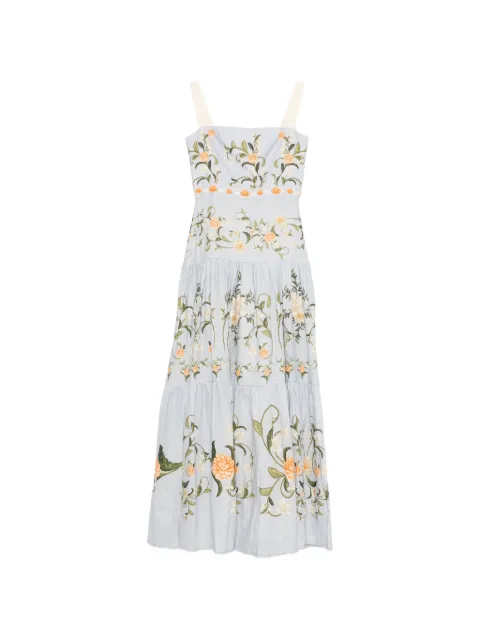 Agua By Agua Bendita Maxi-jurk met bloemenprint