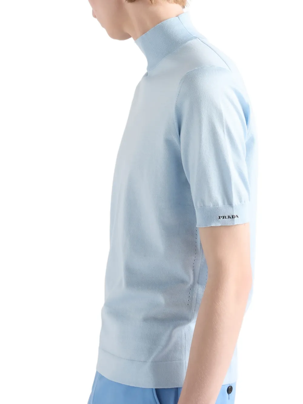 Prada Trui met korte mouwen Blauw