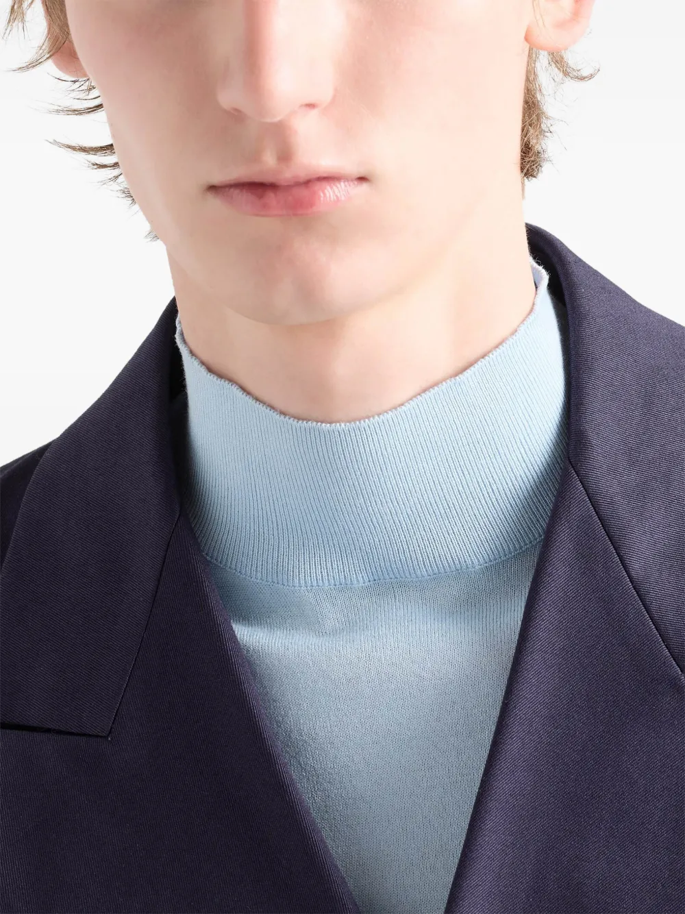 Prada Trui met korte mouwen Blauw