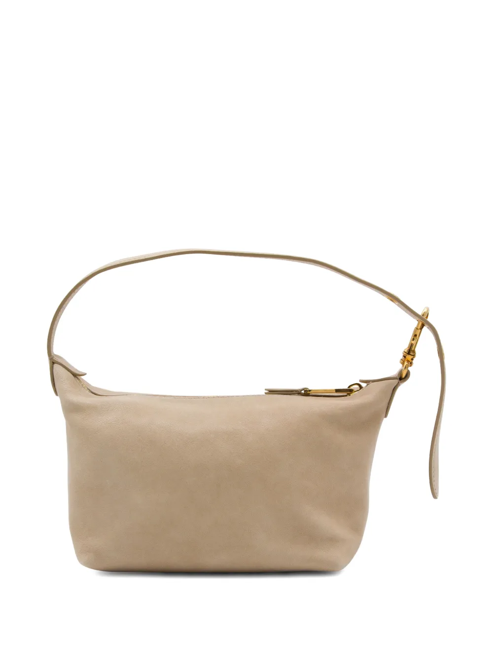 Miu Leren schoudertas Beige