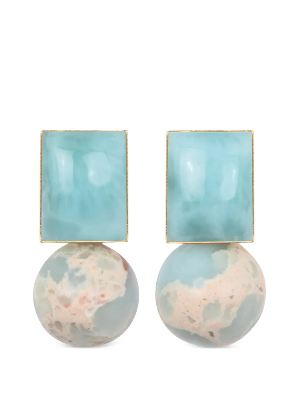 Jennifer Behr Orecchini Nyla squadrati - Oro