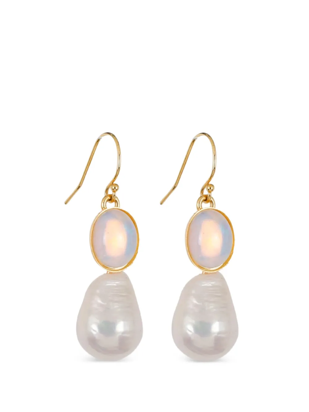 Jennifer Behr Tatum pearl earrings - Gold