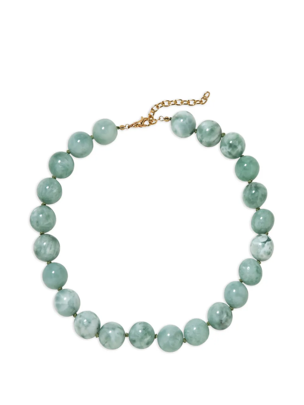 Jennifer Behr Collana Louisa con perline - Verde