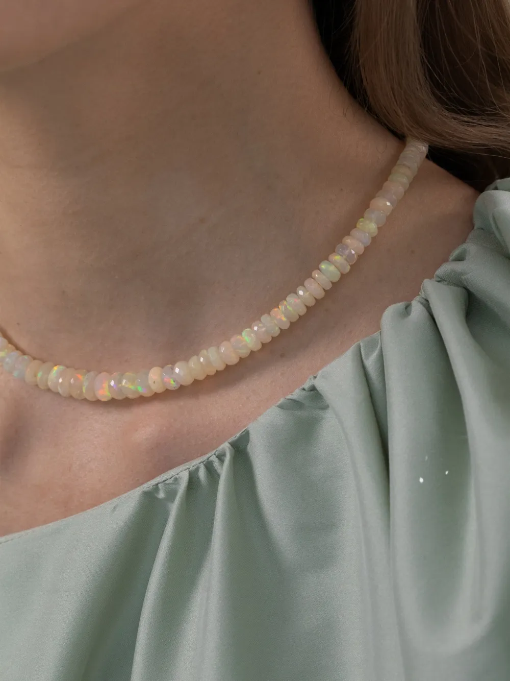  Jennifer Behr Collana Sadie Con Perline - Toni Neutri 