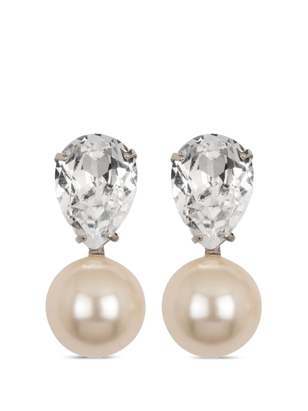 Jennifer Behr Cimone Ohrringe mit Kristallen - Silber