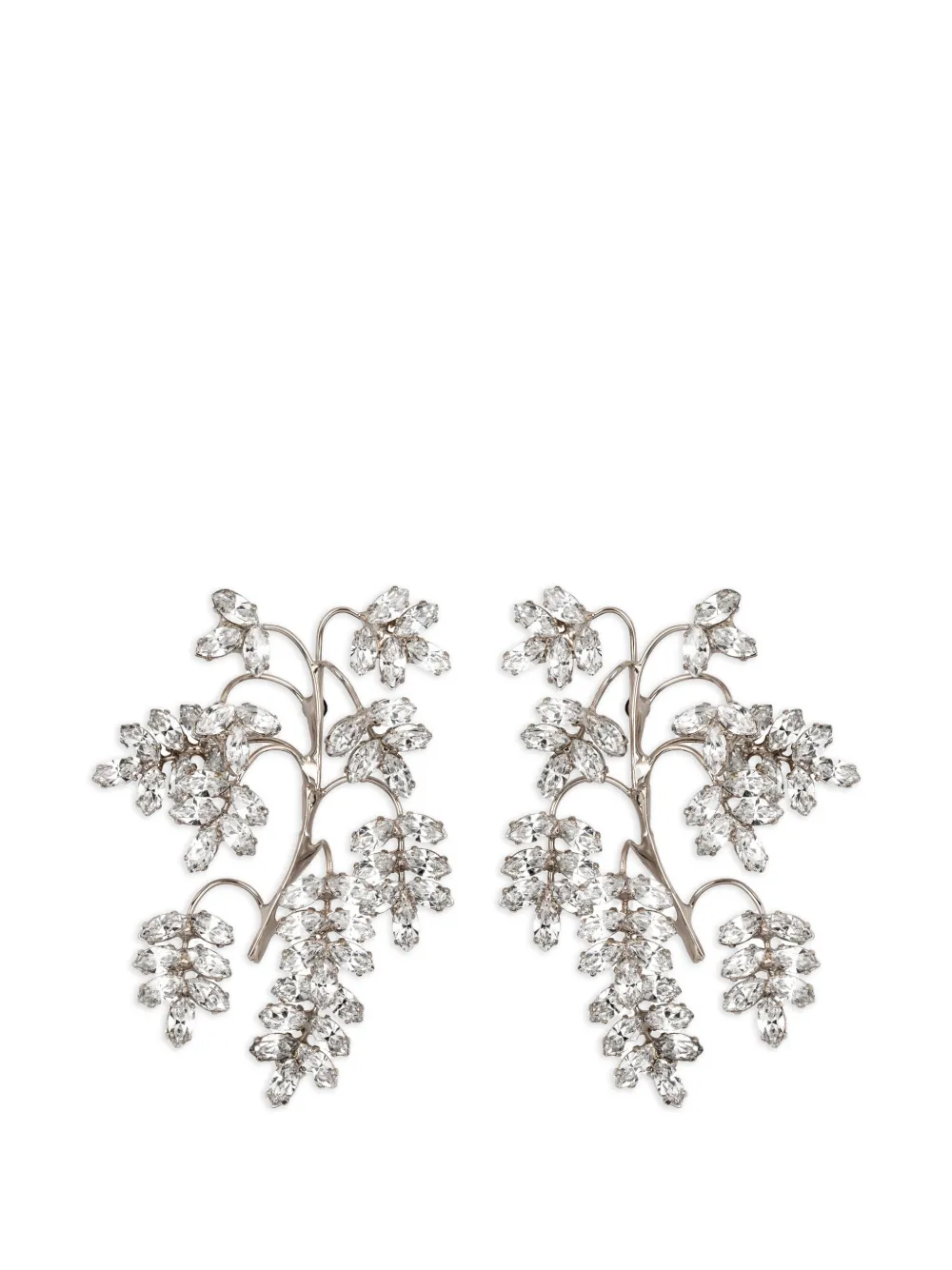 Jennifer Behr Raquel crystal earrings - Silver