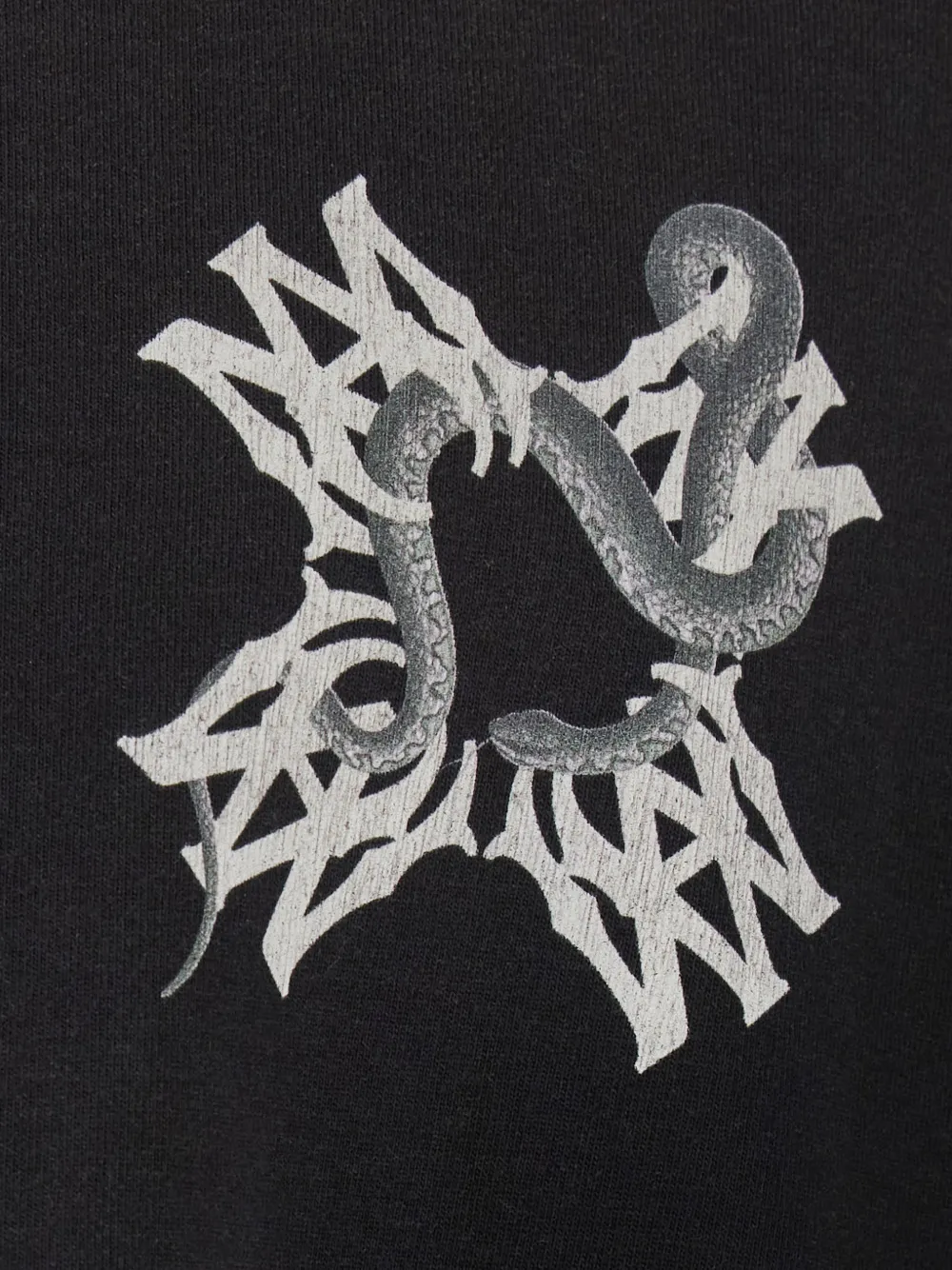  Amiri Snake-print T-shirt - Black 