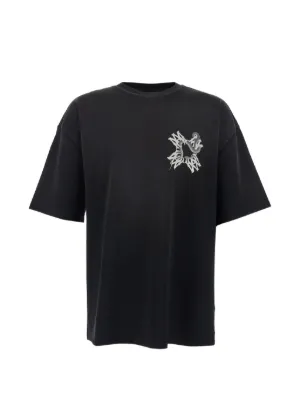 Casey Casey Big Rag Cotton T-shirt | Black | FARFETCH TW