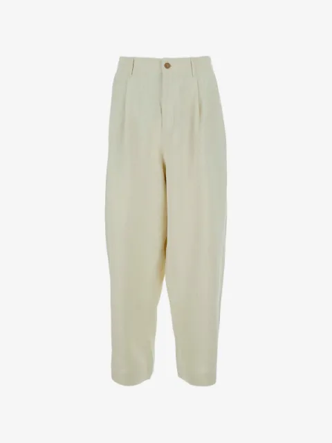 Maison Kitsuné Calça com vinco