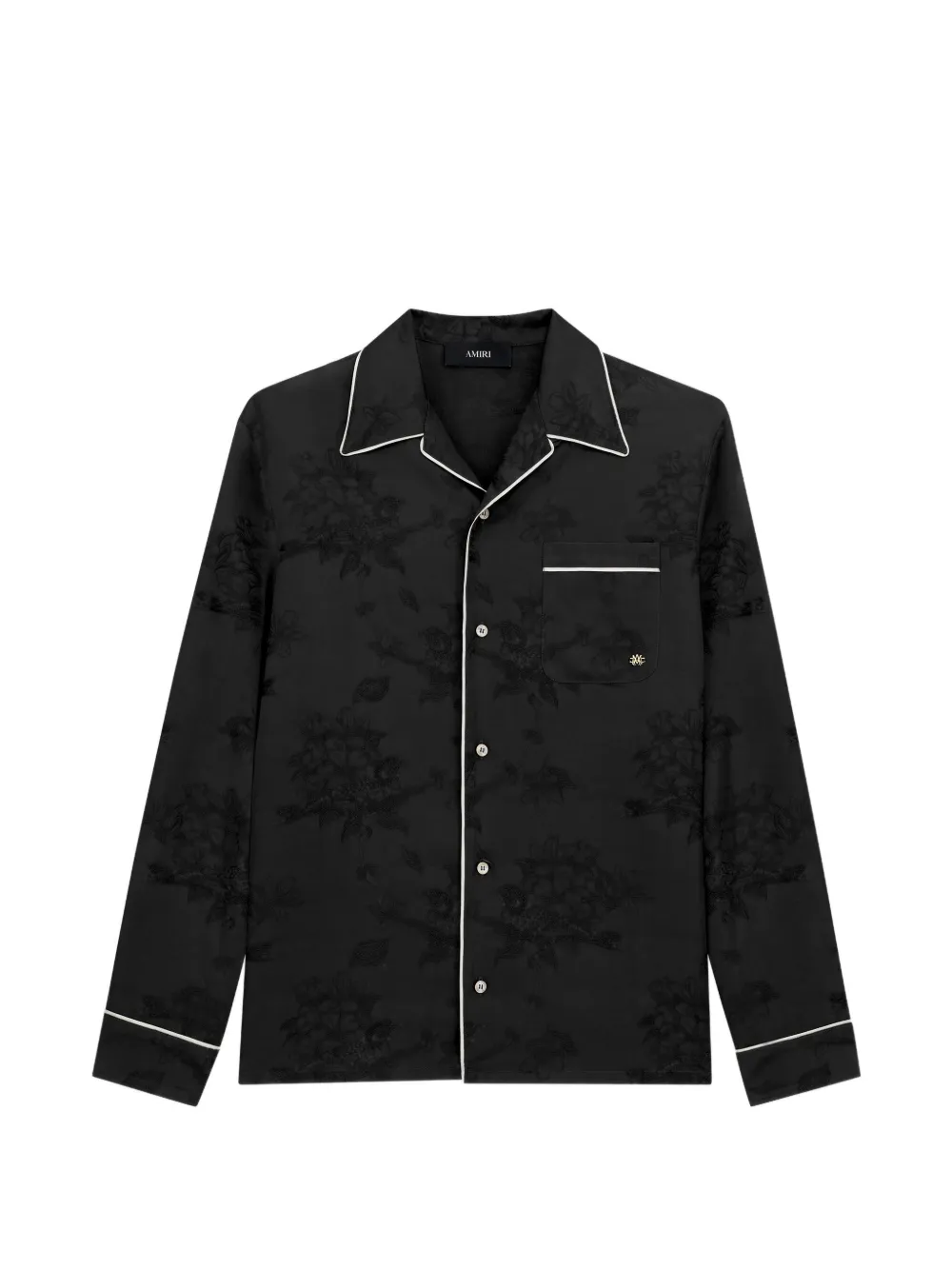 AMIRI piping-detail shirt - Black