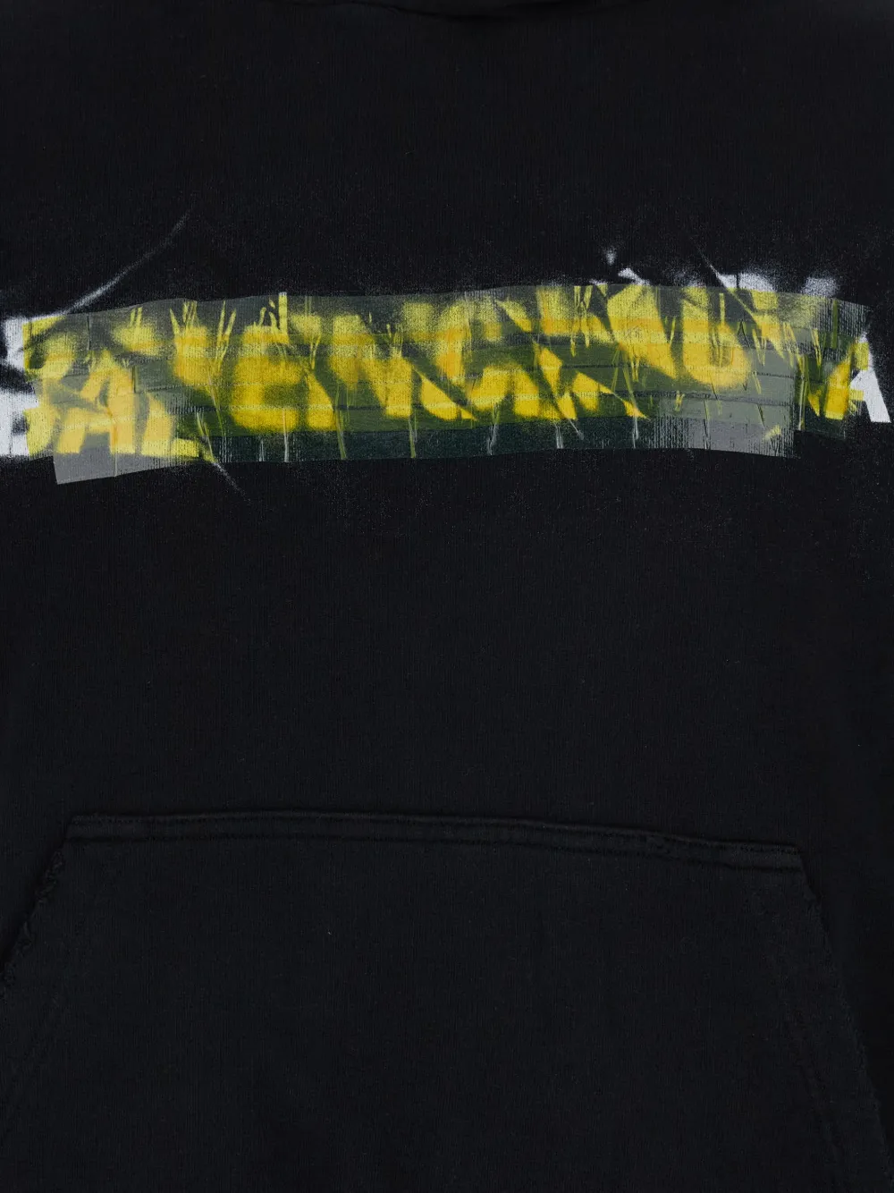 Balenciaga Hoodie met logoprint Zwart
