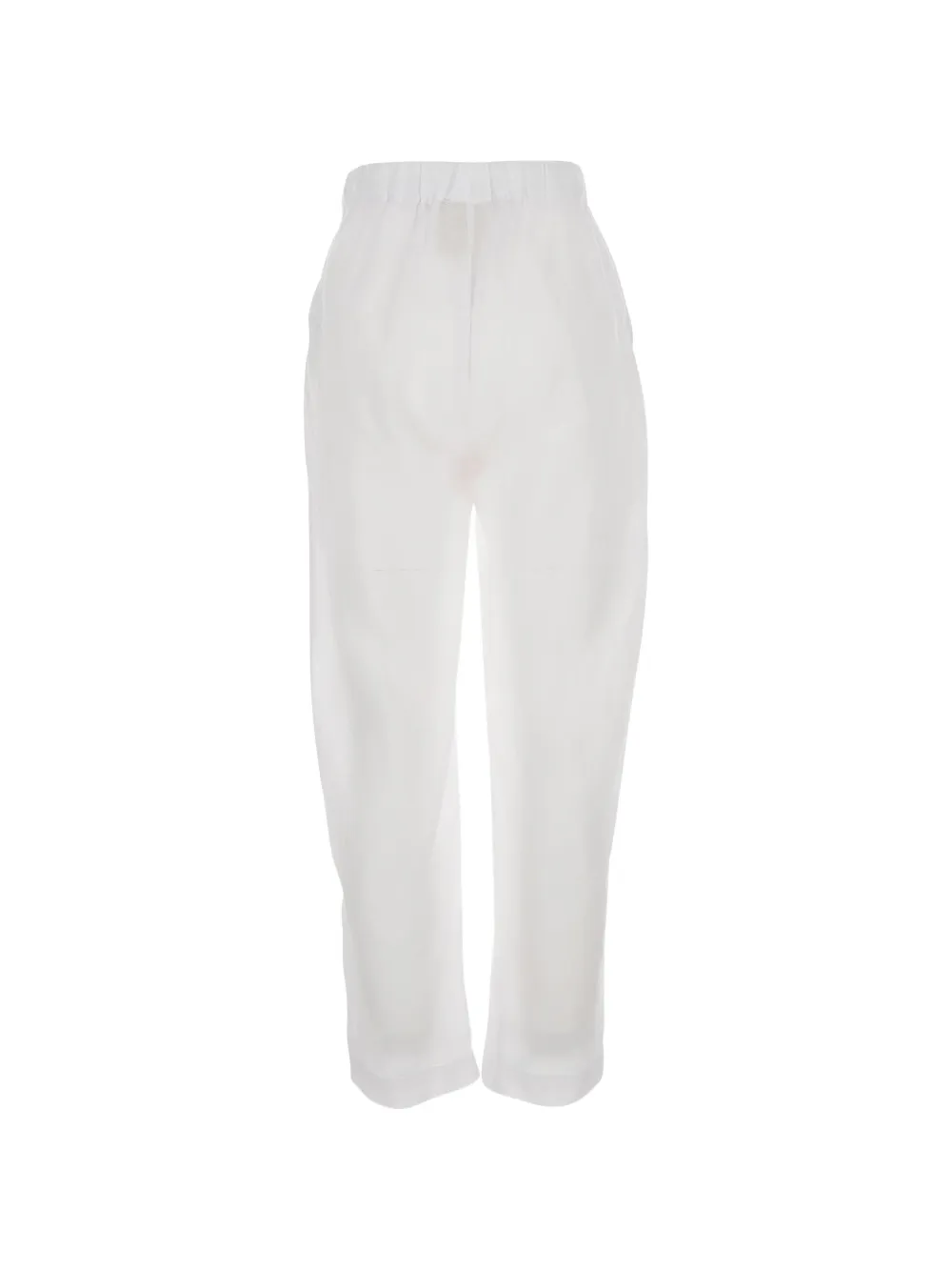 Semicouture Broek met trekkoord Wit