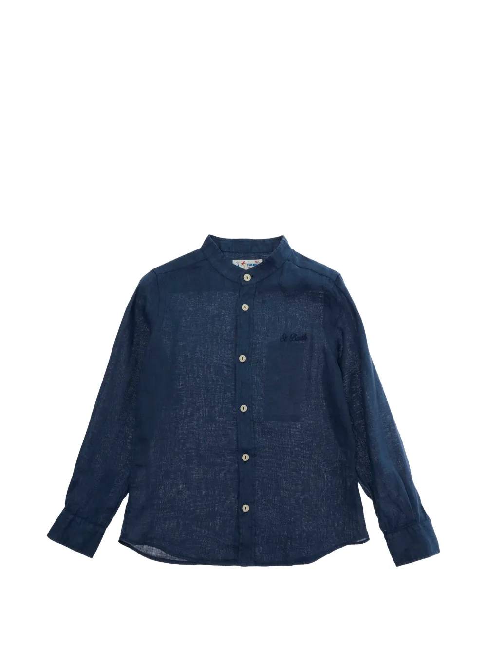 MC2 Saint Barth Kids Pati long-sleeve shirt - Blu