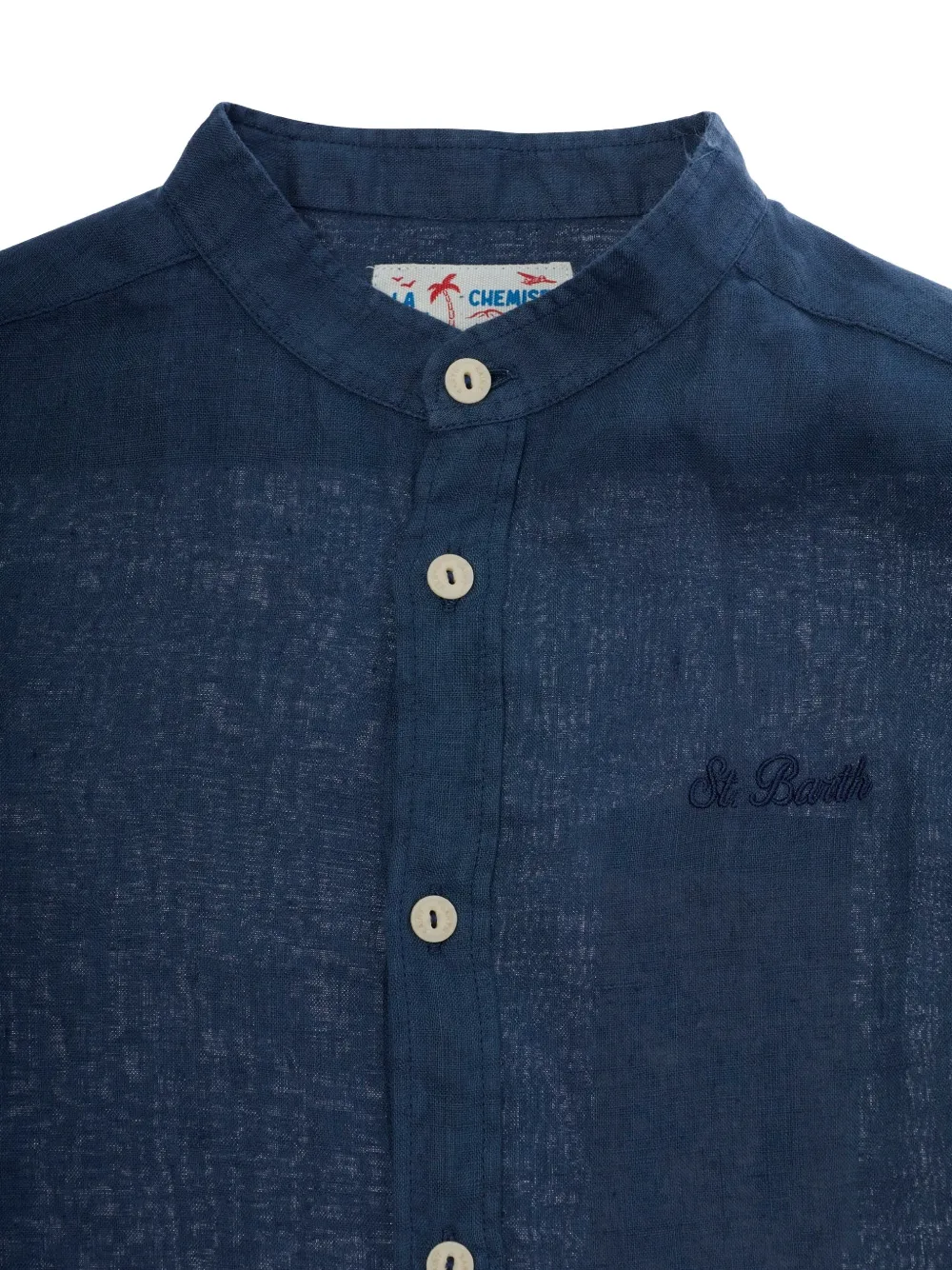  Mc2 Saint Barth Kids Pati Long-sleeve Shirt - Blue 