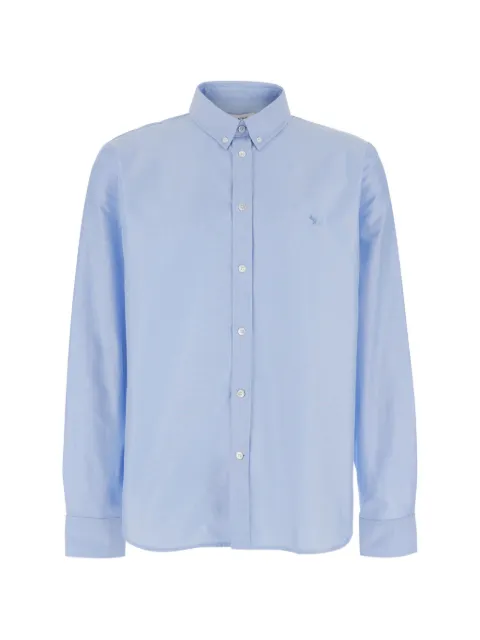 Maison Kitsuné embroidered buttoned shirt
