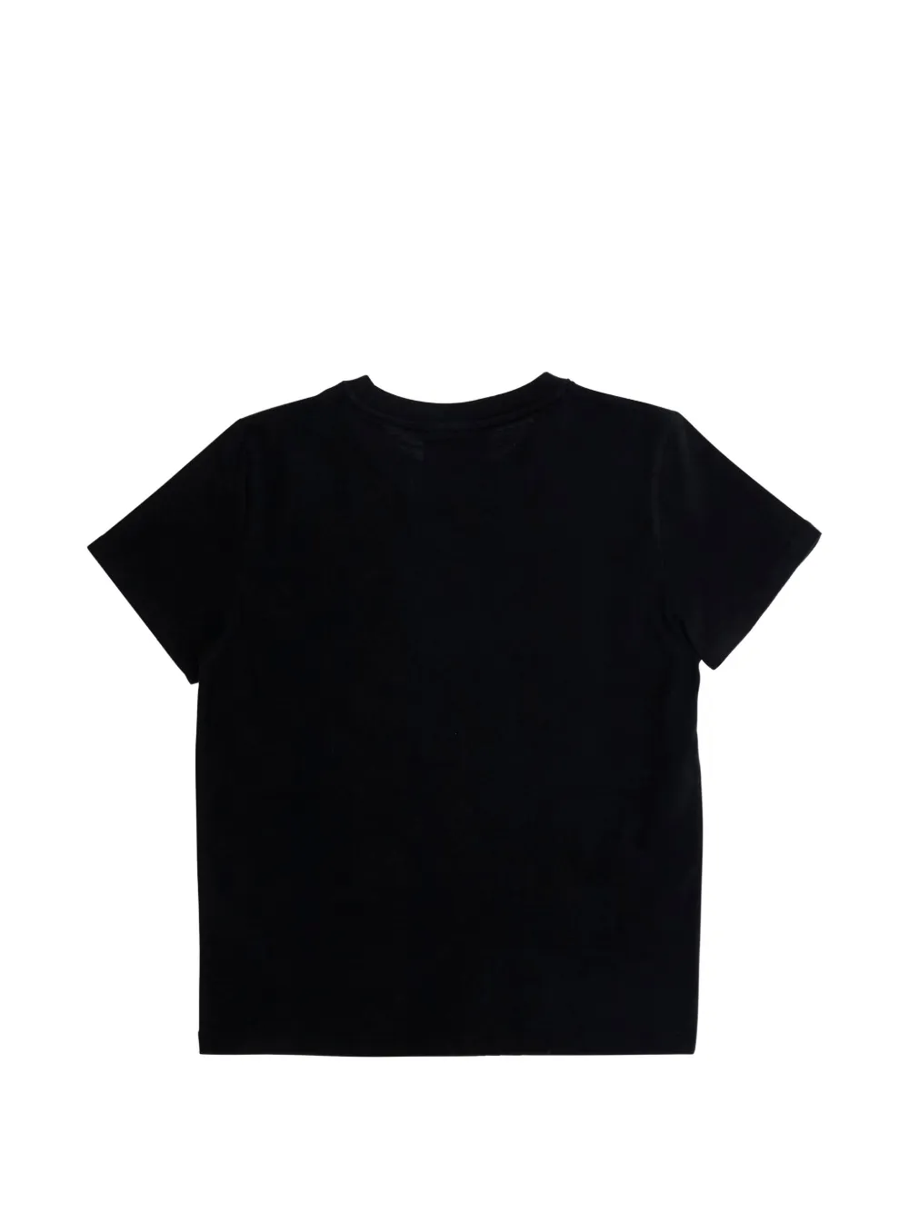 MC2 Saint Barth Kids Elly T-shirt met logo Zwart