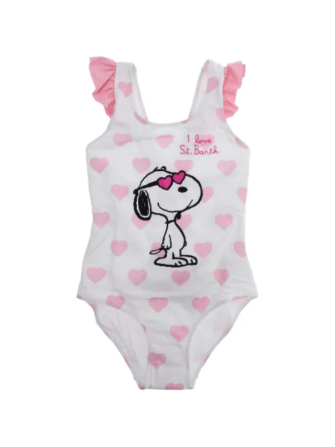 MC2 Saint Barth Kids maillot de bain Snoopy à imprimé cœur