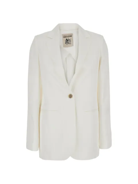 Semicouture Ebony single-breasted blazer
