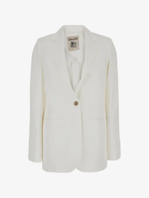 Semicouture Ebony single-breasted blazer