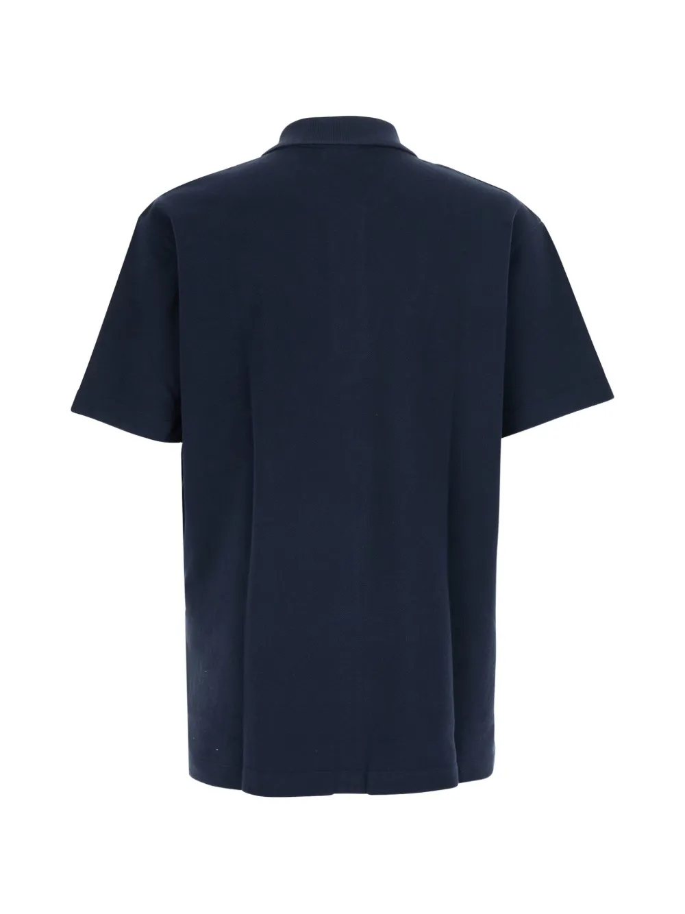 Maison Kitsuné Katoenen poloshirt met geborduurd logo Blauw