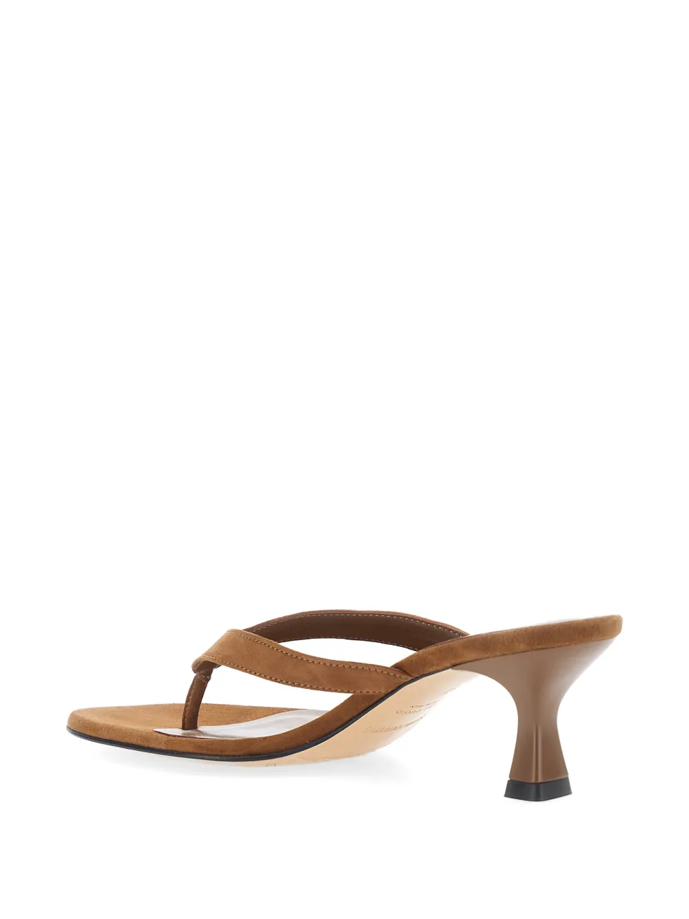 Semicouture thong-strap suede sandals Bruin
