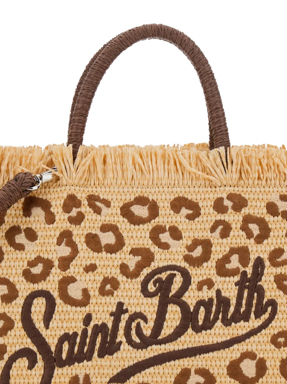  Mc2 Saint Barth Bolso Shopper Con Estampado De Leopardo - Neutro 