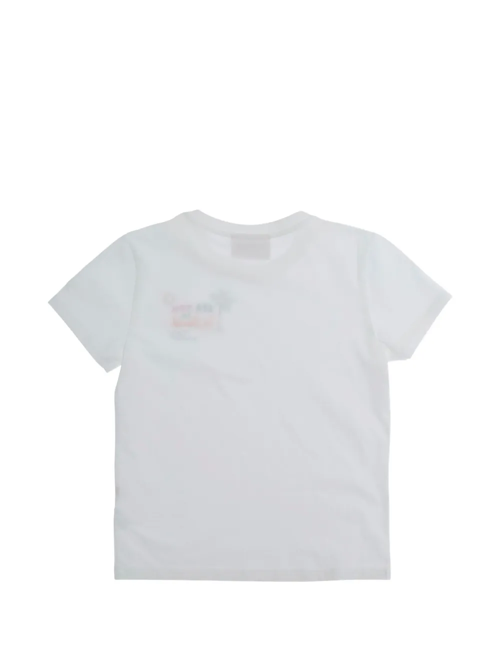 MC2 Saint Barth Kids Elly T-shirt verfraaid met kristallen Wit