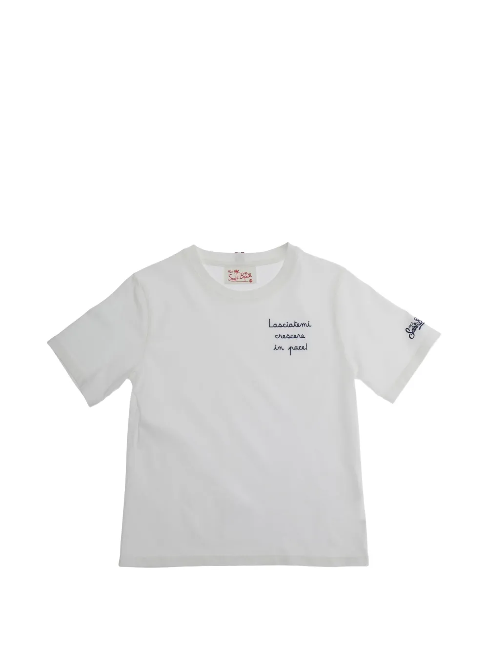 MC2 Saint Barth Kids Portofino Jr cotton T-shirt - Bianco