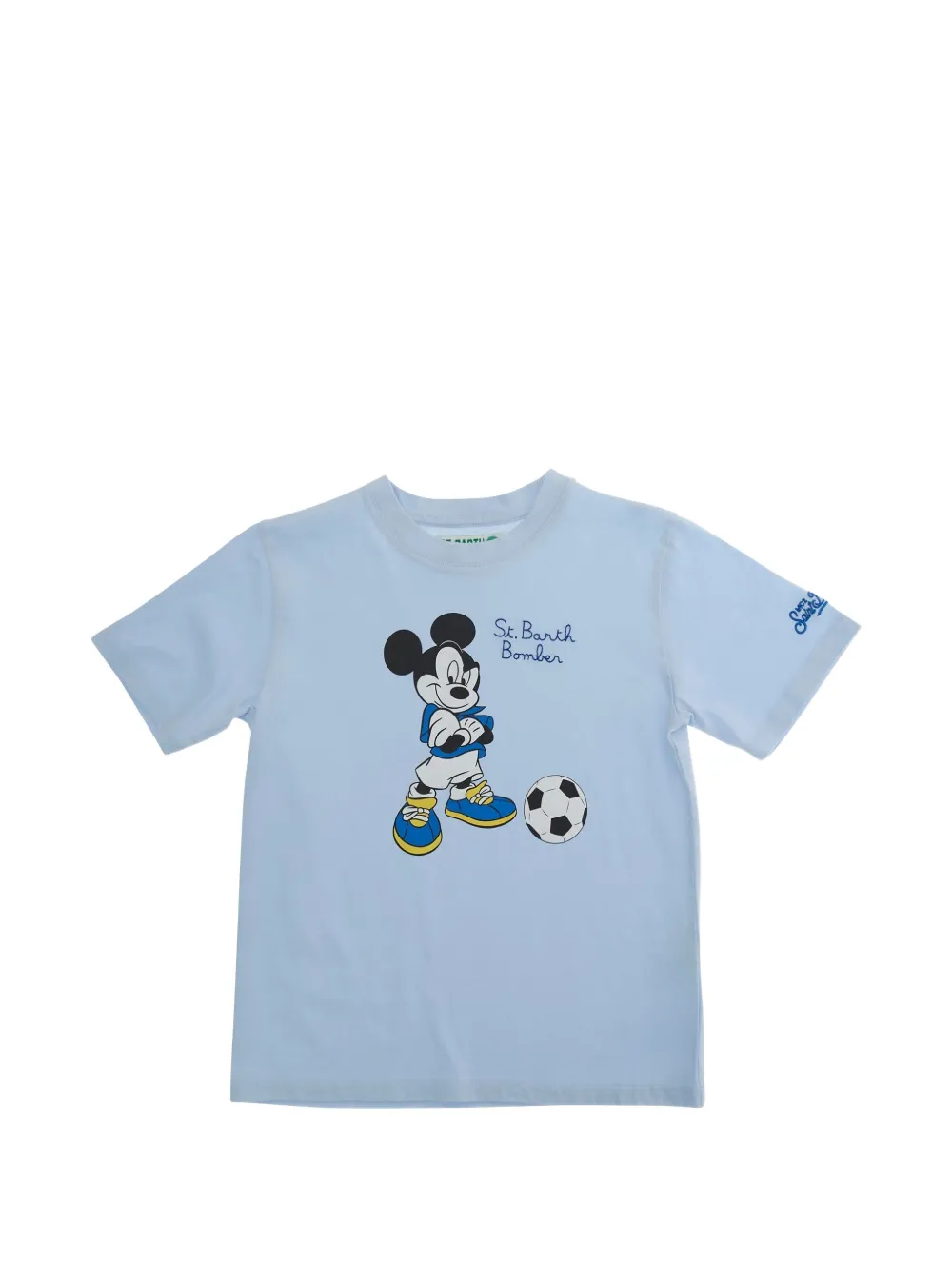 MC2 Saint Barth Kids Mickey Goal print T-shirt - Blu