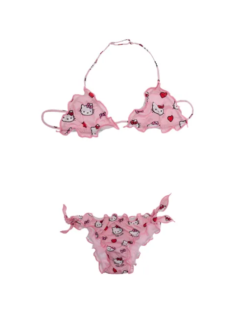 MC2 Saint Barth Kids Hello Kitty patterned bikini