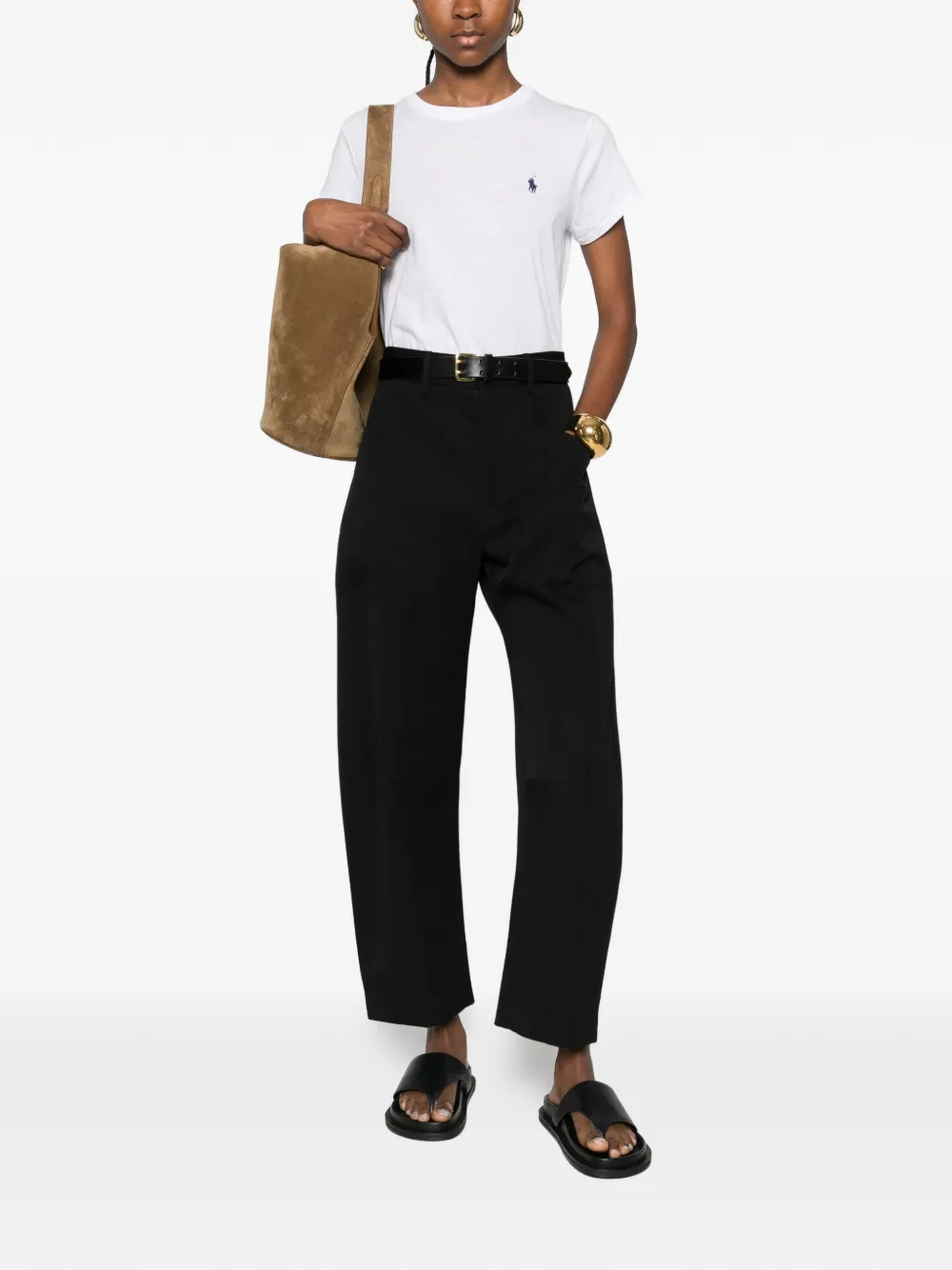 Polo Ralph Lauren T-shirt met zak Wit