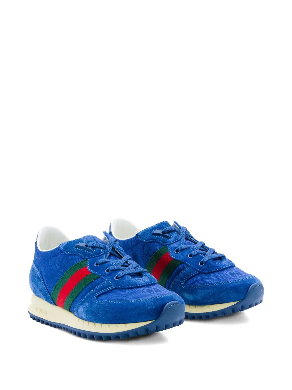 Gucci Kids Re-Motion lace-up sneakers Blauw