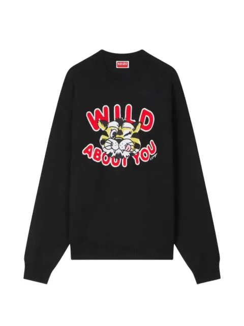 Kenzo suéter Wild Tiger