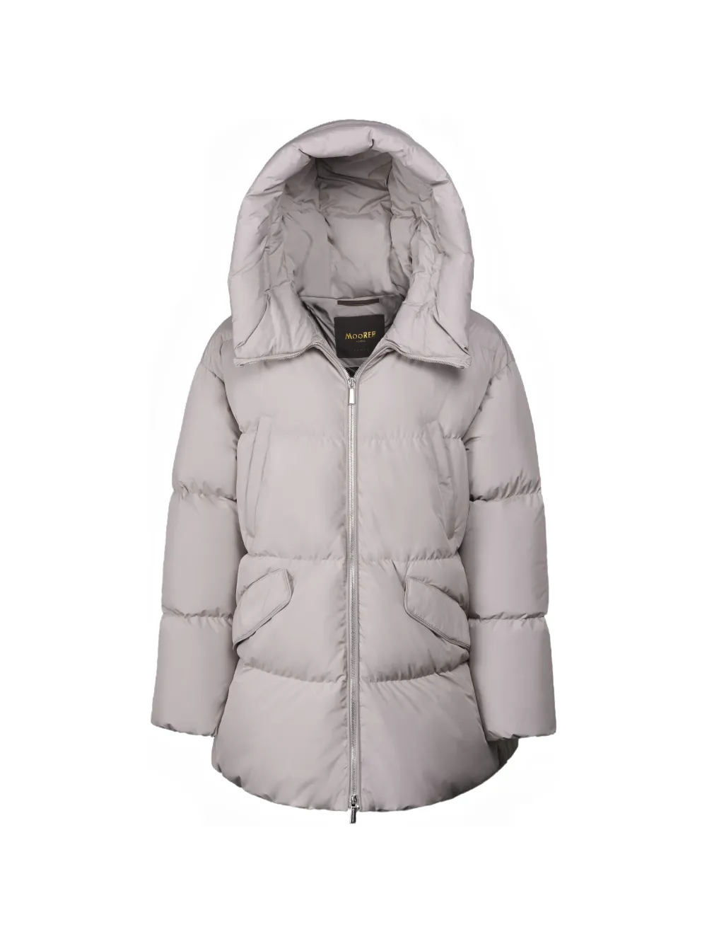 Moorer Caliope -STP quilted hooded jacket - Grigio