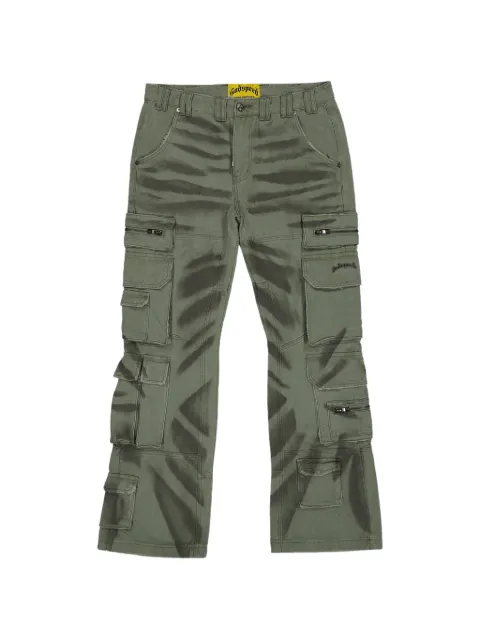GODSPEED flared cargo trousers