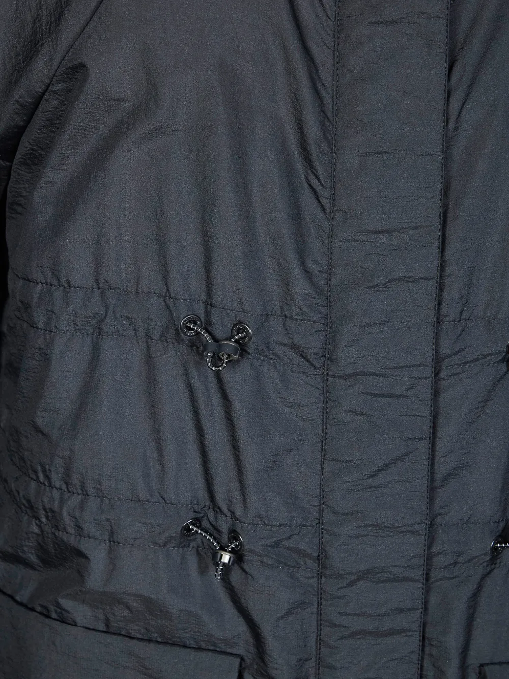  Moncler Canneberge Hooded Coat - Black 