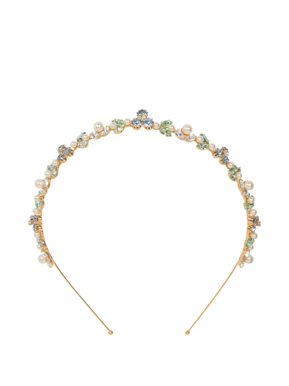 Jennifer Behr Vivi crystal-embellished headband - Oro