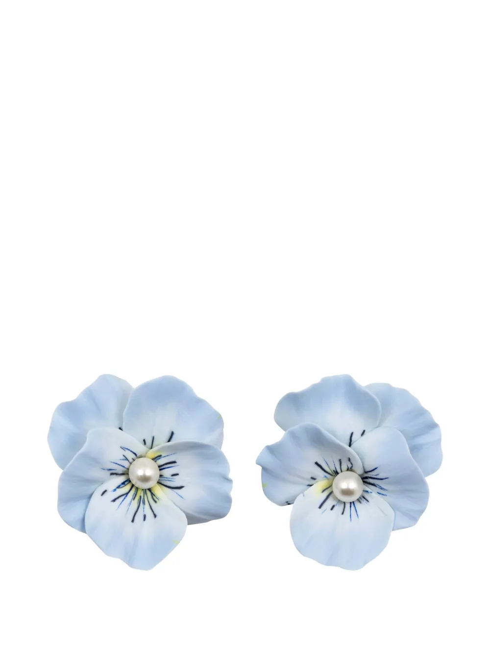 Jennifer Behr Viletta flower-shaped earrings - Blu