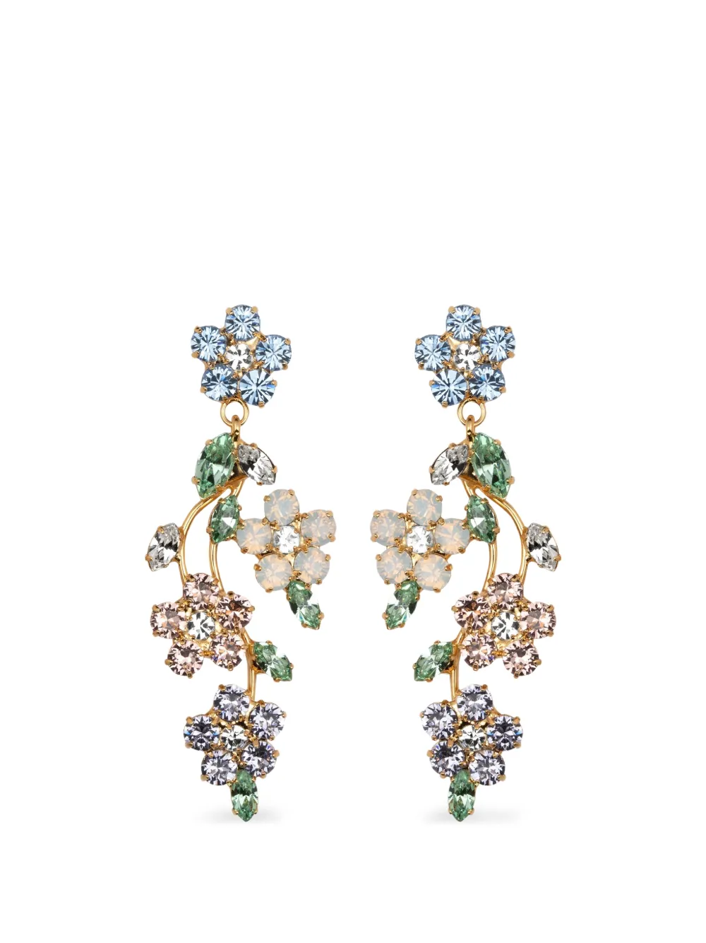 Jennifer Behr Adeline floral-motif earrings - Oro