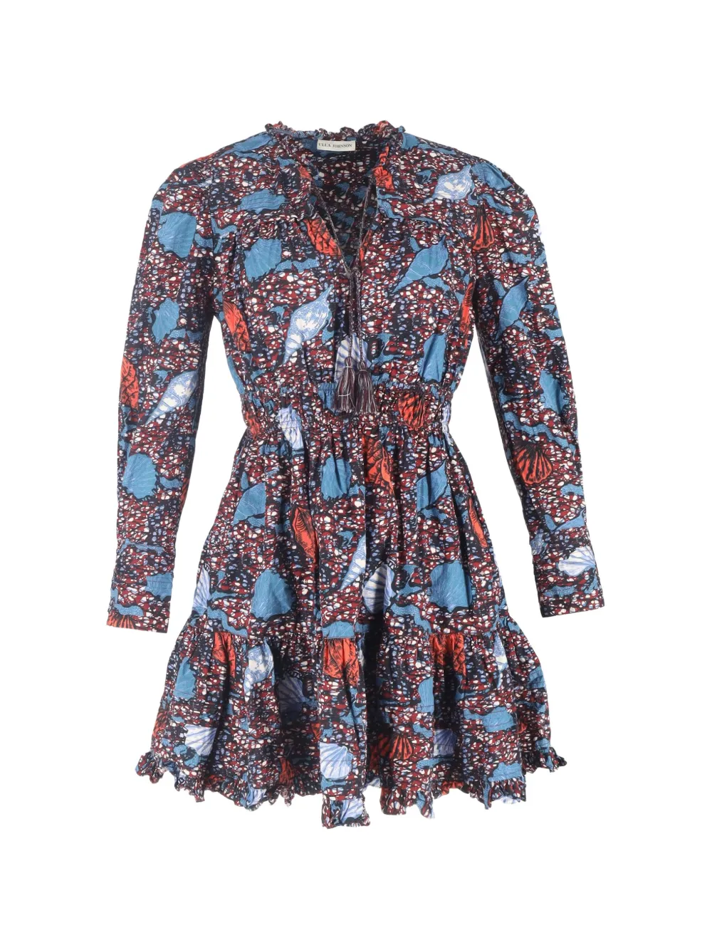 Ulla Johnson Ismaya printed mini dress - Blu