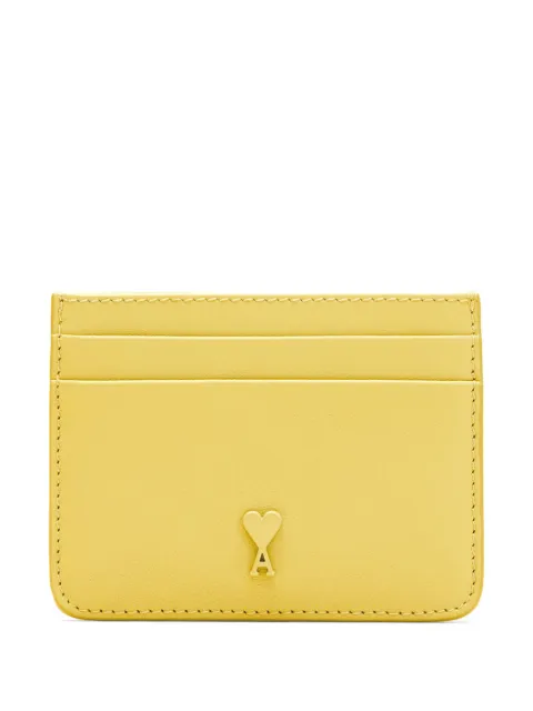 AMI Paris Ami De Coeur logo-plaque card holder